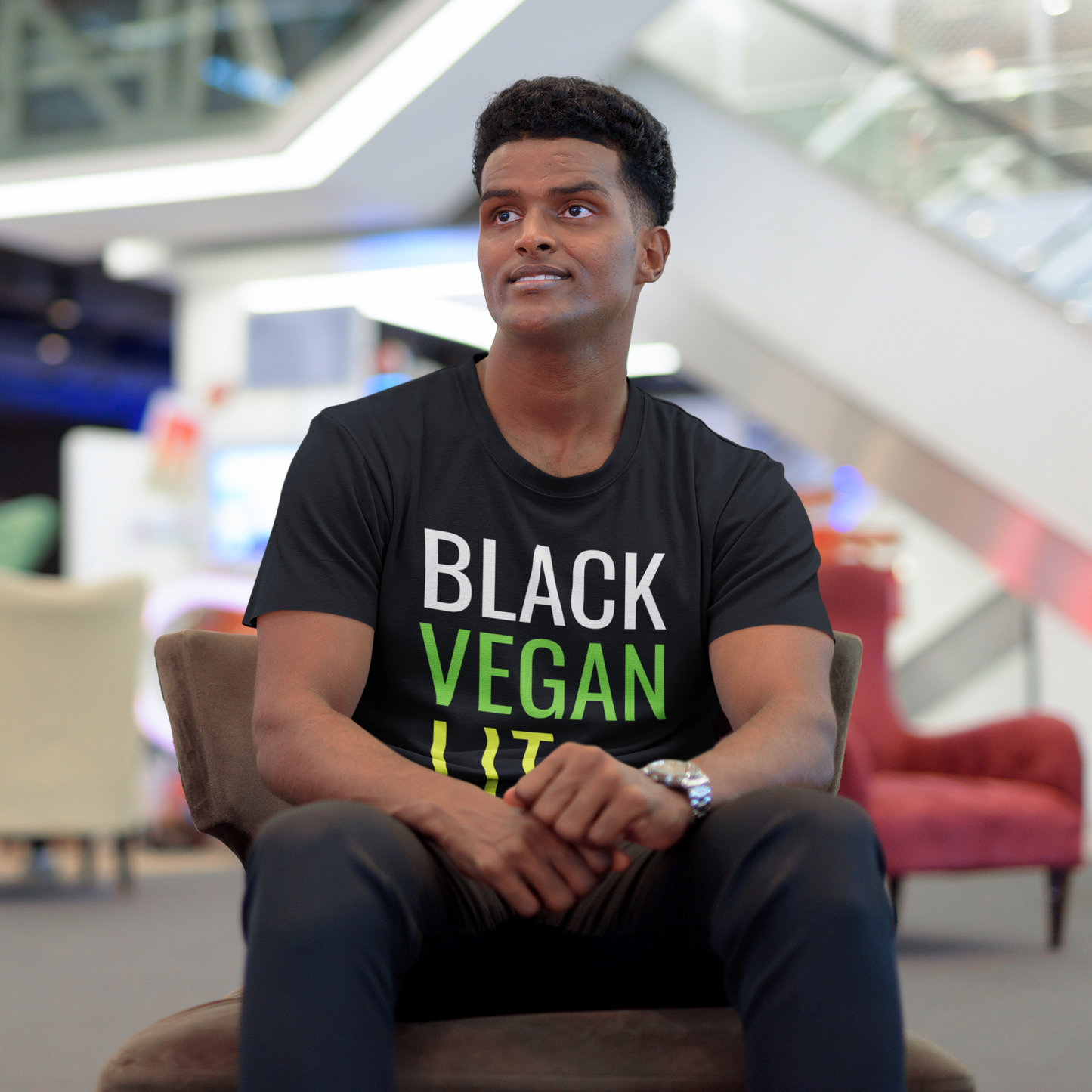 Black Vegan & Lit - Black Unisex Shirt