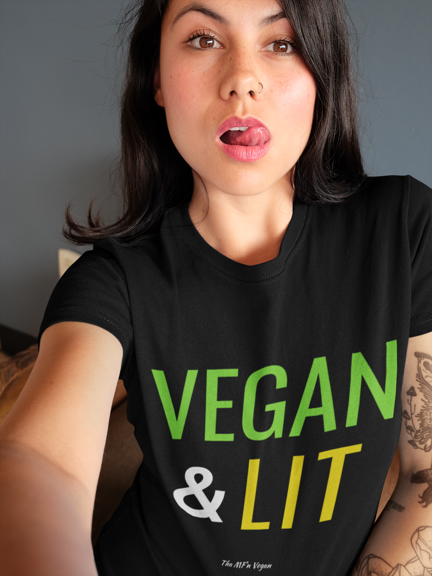 Vegan and Lit - Black Unisex Shirt